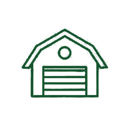 Garage, attic and shed cleanout icon