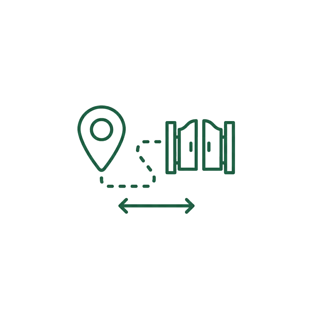 Deck removal access and carry distance (tight gates, long carry, parking distance)