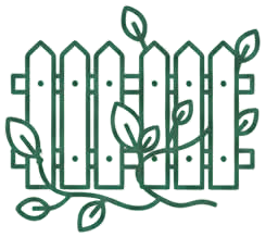 Fence cleanup conditions icon for fence removal pricing (overgrowth, storm damage, debris)