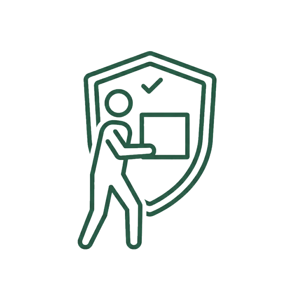 No injury risk — we handle the heavy lifting safely