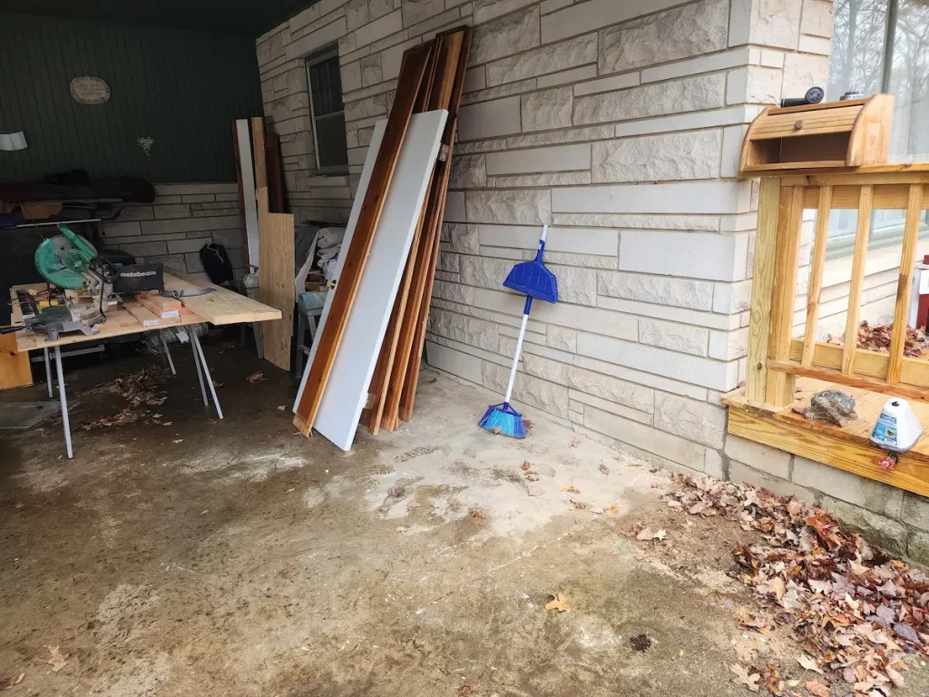After photo of construction debris removal in Hazel Green, AL showing the area cleared