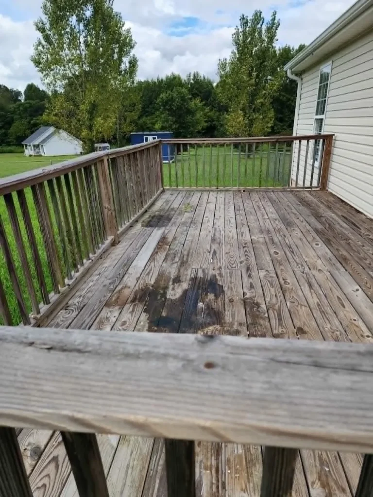 After photo of construction debris removal in Fayetteville, TN showing the area cleared