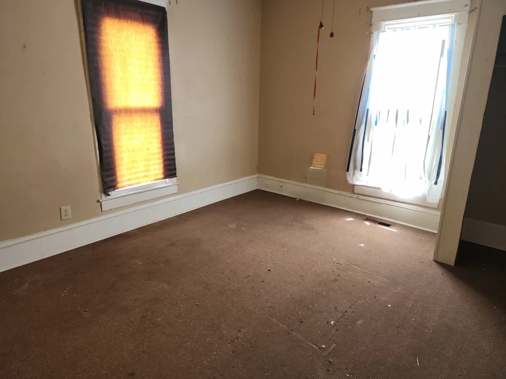 After photo of another area cleared after a Lewisburg rental property cleanout