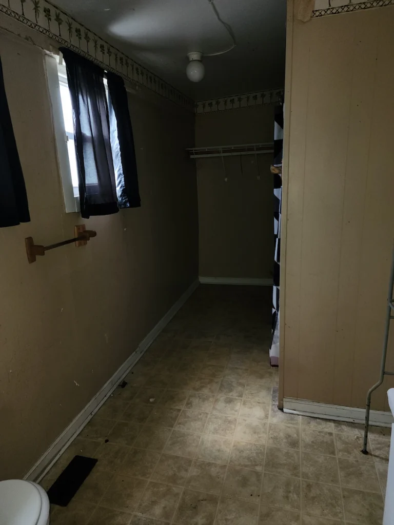 After photo of a Lewisburg rental property cleanup showing the space cleared