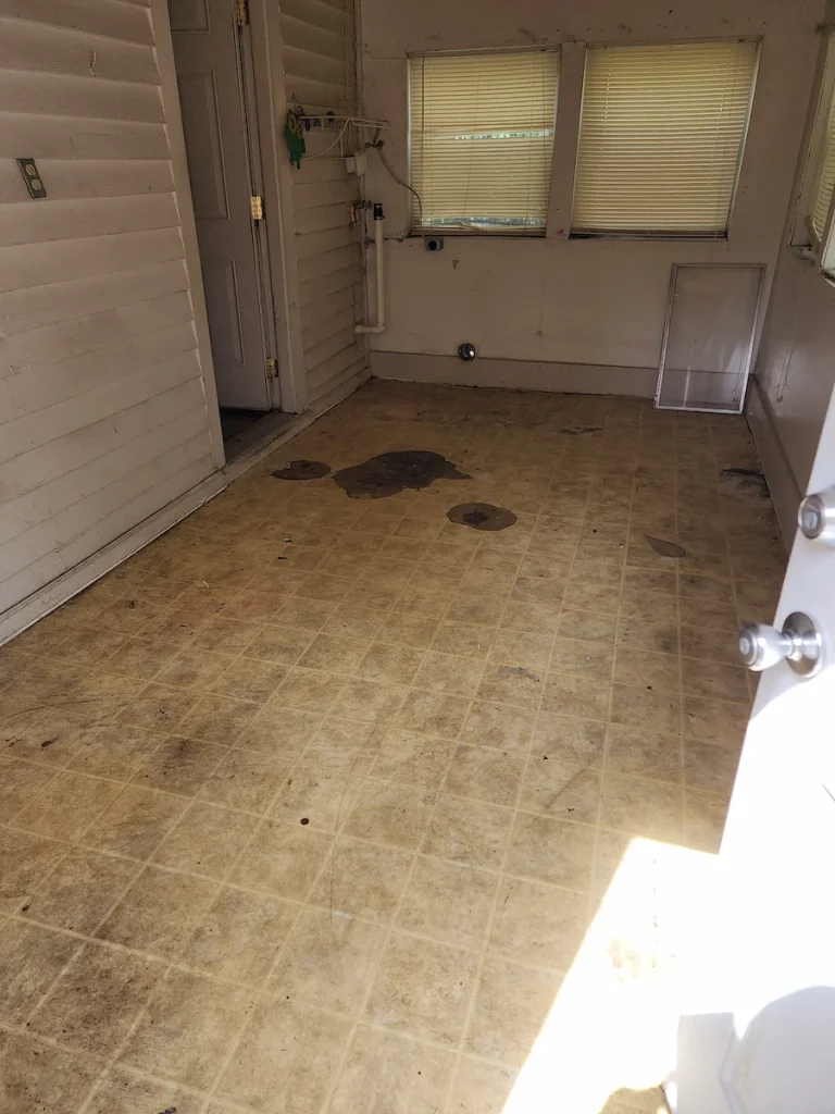 After photo of a final area cleared after rental property junk removal in Lewisburg, TN