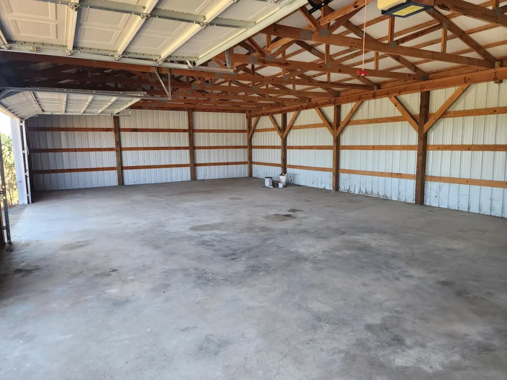 After photo of another shop area cleared after a Shelbyville estate cleanout